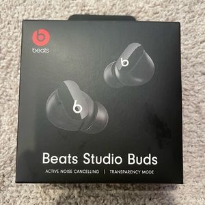 Beats Studio Buds True Wireless Noise Cancelling Bluetooth Earbuds Black NEW!